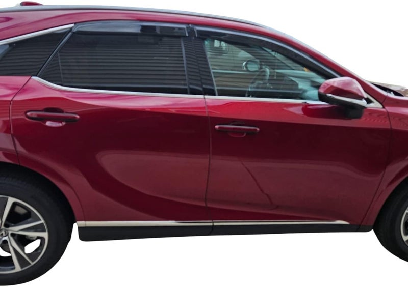 Optimal Co 2023-2026 Tape-on Rain Guards for Lexus RX Side Window Deflector Visors 350 350h 500h F Sport Premium Luxury Durable Tinted Vent Shade 2024 2025 - Image 2